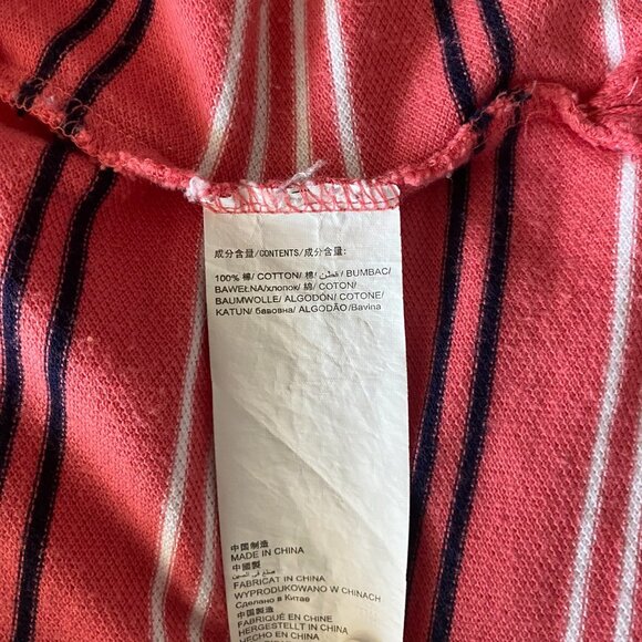 BOSSINI PREMIUM Men Polo Shirt Pink with Stripes Embroidery Logo Cotton Sz L - Picture 5 of 6